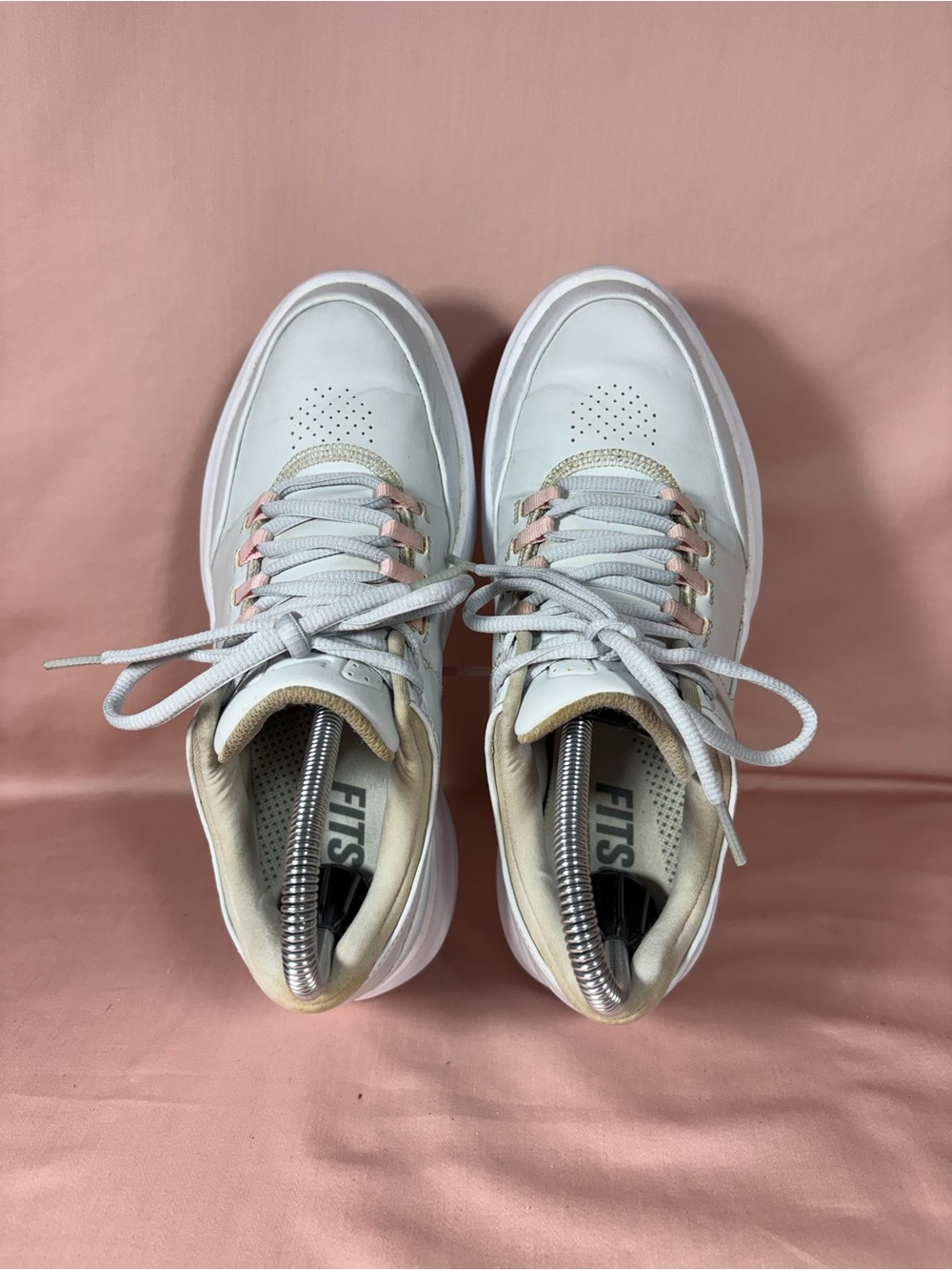 Nike Women's Gray/Pink/White Spiked Zoom Performance Golf Shoes Size 7. 5 - Picture 6 of 16